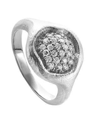 Argent Bague ZR-3924