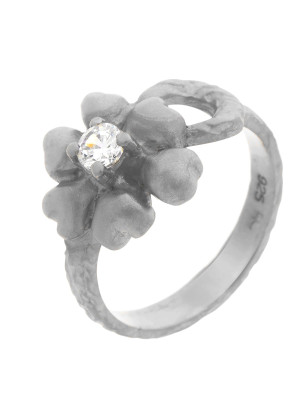 Argent Bague ZR-3929