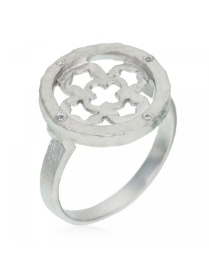 Argent Bague ZR-3940