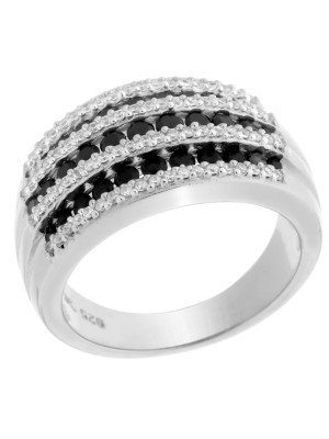 Argent Bague ZR-6084