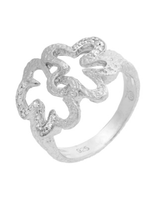 Argent Bague ZR-7077