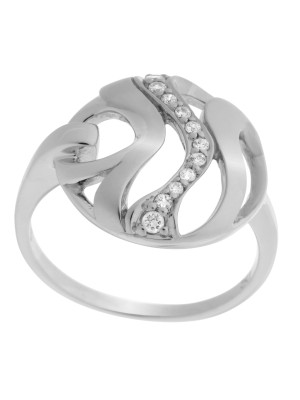 Argent Bague ZR-7085