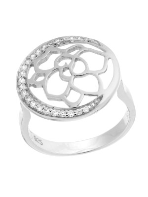 Argent Bague ZR-7089