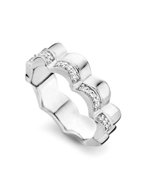 Argent Bague ZR-7127