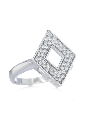 Argent Bague ZR-7267