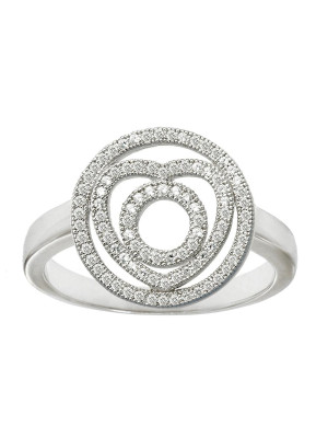 Argent Bague ZR-7268