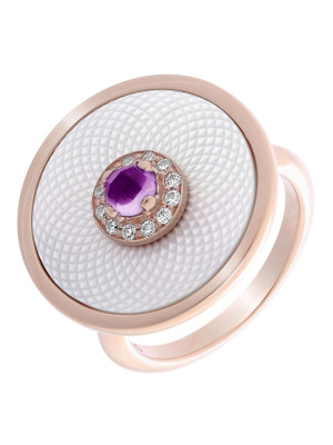 Argent Bague ZR-7293