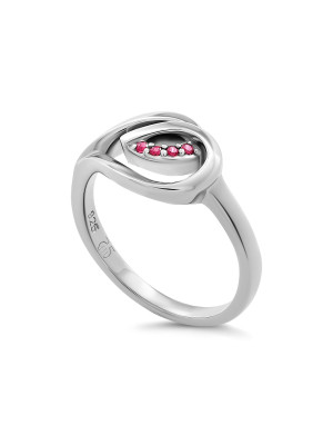 Dazzle Argent Bague ZR-7518/R