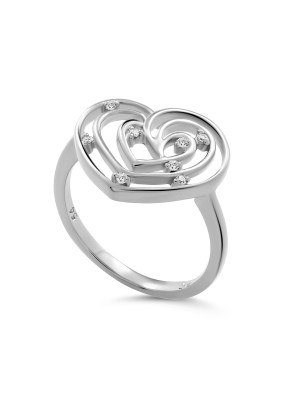 Euphoria Argent Bague ZR-7522