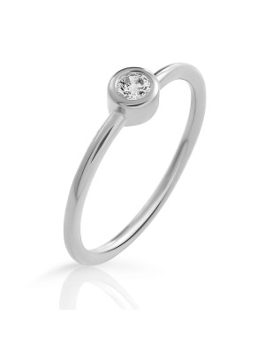 Classic Argent Bague ZR-7526