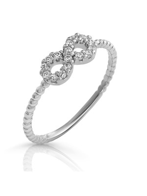 Infinity Argent Bague ZR-7528