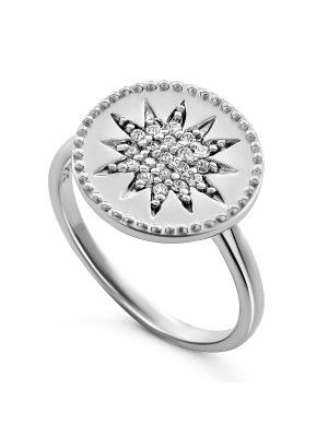 Shine Argent Bague ZR-7576