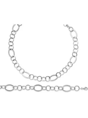 Argent Set: Collier + Bracelet SET-015