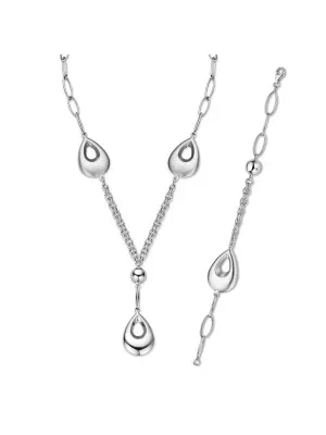 Argent Set: Collier + Bracelet SET-028