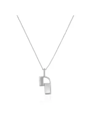 Argent Collier avec pendentif ZH-4302