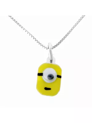 Minion Argent Collier avec pendentif ZH-7135/1