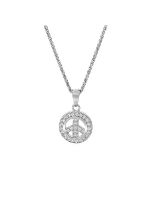 Argent Collier avec pendentif ZH-7336