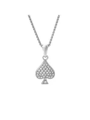 Argent Collier avec pendentif ZH-7346