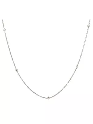 Argent Collier sans pendentif ZK-7200