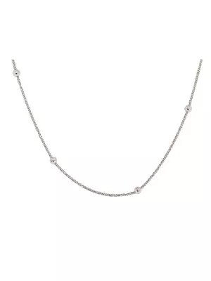 Argent Collier sans pendentif ZK-7201