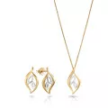 Charlotte Argent Set: Collier-Pendentif + Boucles d'oreilles SET-7523/G