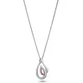 Dazzle Argent Collier avec pendentif ZH-7518/R