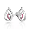 Dazzle Argent Puce d'oreille ZO-7518/R