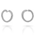 Glamour Argent Boucle d'oreille ZO-7549