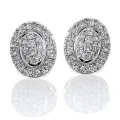Kamilla Or blanc 18C Puce d'oreille OD-5320