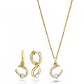 Aurora Argent Set: Collier-Pendentif + Boucles d'oreilles SET-7525/G