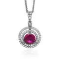 Belina Argent Collier avec pendentif ZH-7049