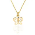 Butterfly Argent Collier avec pendentif ZH-7074/1