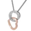 Ely Argent Collier avec pendentif ZH-7286