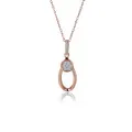 Ambra Argent Collier avec pendentif ZH-7439