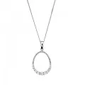 Aria Argent Collier avec pendentif ZH-7494