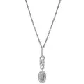 Lily Argent Pendentif avec Chaine ZH-7582