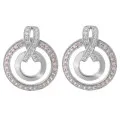Azalea Argent Boucle d'oreille ZO-7095