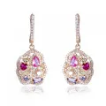 Marosetti Argent Boucle d'oreille ZO-7427/RG