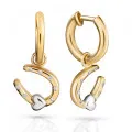 Aurora Argent Boucle d'oreille ZO-7525/G