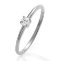 Solitaire Argent Bague ZR-7527