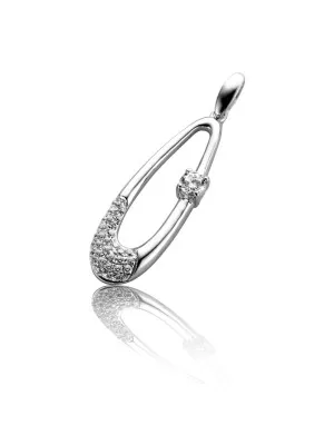 Argent Collier avec pendentif PEN-2082