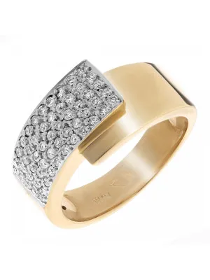 Or Jaune 18C Bague RD-33389