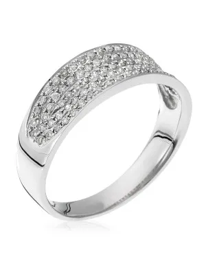 Or blanc 18C Bague RD-3380