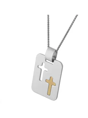 Argent Collier avec pendentif ZH-4280