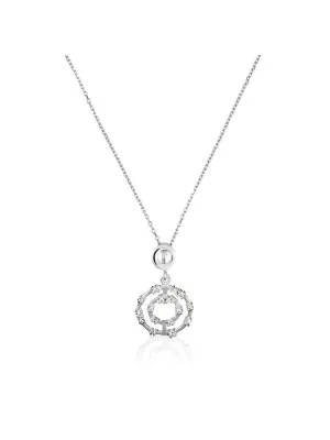 Argent Collier avec pendentif ZH-4304