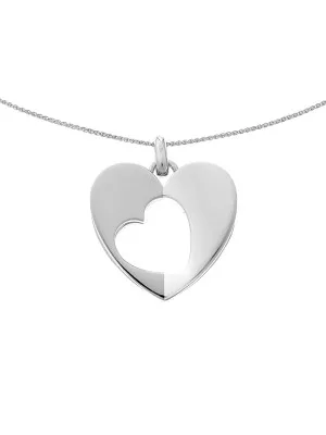 Argent Collier avec pendentif ZH-4308