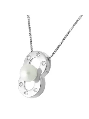 Argent Collier avec pendentif ZH-4366