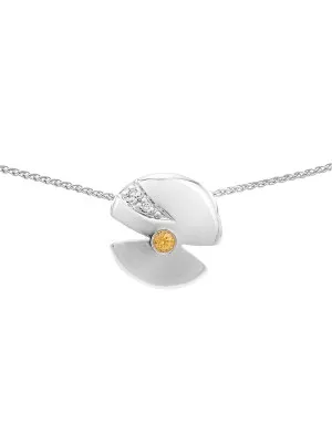 Argent Collier avec pendentif ZH-4369