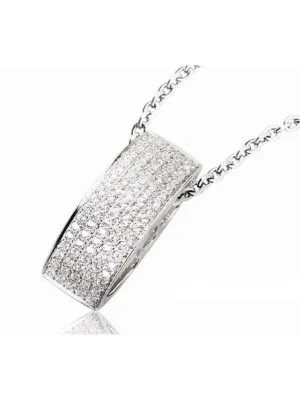 Argent Collier avec pendentif ZH-4437