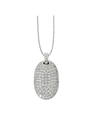 Argent Collier avec pendentif ZH-4449